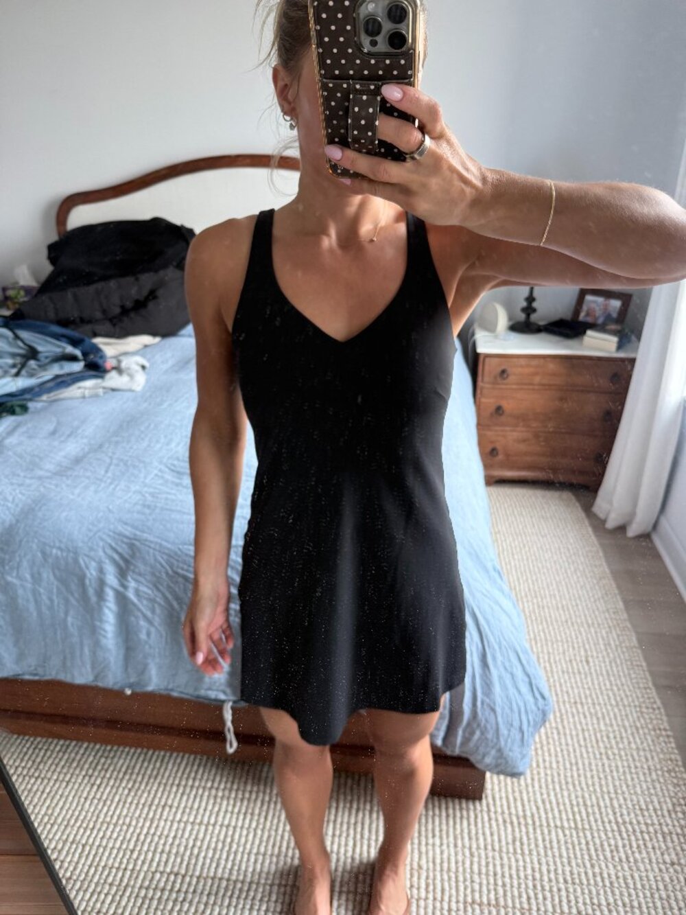 Lululemon Align Dress Black Built-In Shorts & Pockets Size 8